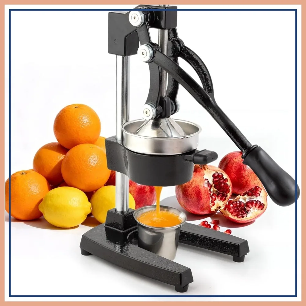 Manual Cast Iron Juicer, Commercial Lemon Squeezer, Professional Citrus Juicer, Black
Manual Cast Iron Juicer, Commercial Lemon Squeezer, Professional Citrus Juicer, Black