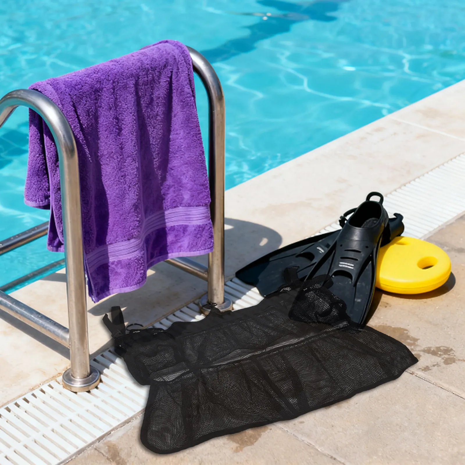 Trampoline Shoe Storage Bag 24x20 Mesh Pouch Adjustable Hanging Strap Hook Pool Wallet Phone Organizer Outdoor Storage
Trampoline Shoe Storage Bag 24x20 Mesh Pouch Adjustable Hanging Strap Hook Pool Wallet Phone Organizer Outdoor Storage