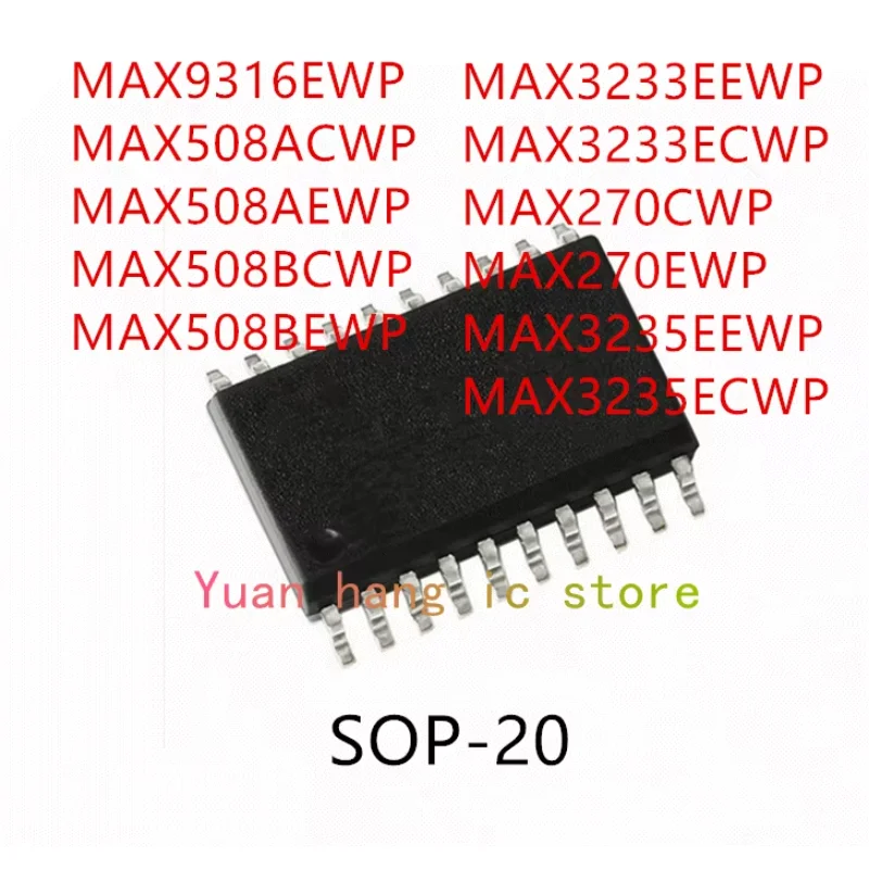 10 шт. MAX9316EWP MAX508ACWP MAX508AEWP MAX508BCWP MAX508BEWP MAX3233EEWP MAX3233ECWP MAX270CWP MAX270EWP MAX3235EEWP MAX3235ECWP
10 шт. MAX9316EWP MAX508ACWP MAX508AEWP MAX508BCWP MAX508BEWP MAX3233EEWP MAX3233ECWP MAX270CWP MAX270EWP MAX3235EEWP MAX3235ECWP