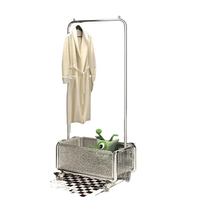 Floor-to-ceiling bedroom drying hanger, mobile light luxury, high-end corner coat rack
Floor-to-ceiling bedroom drying hanger, mobile light luxury, high-end corner coat rack