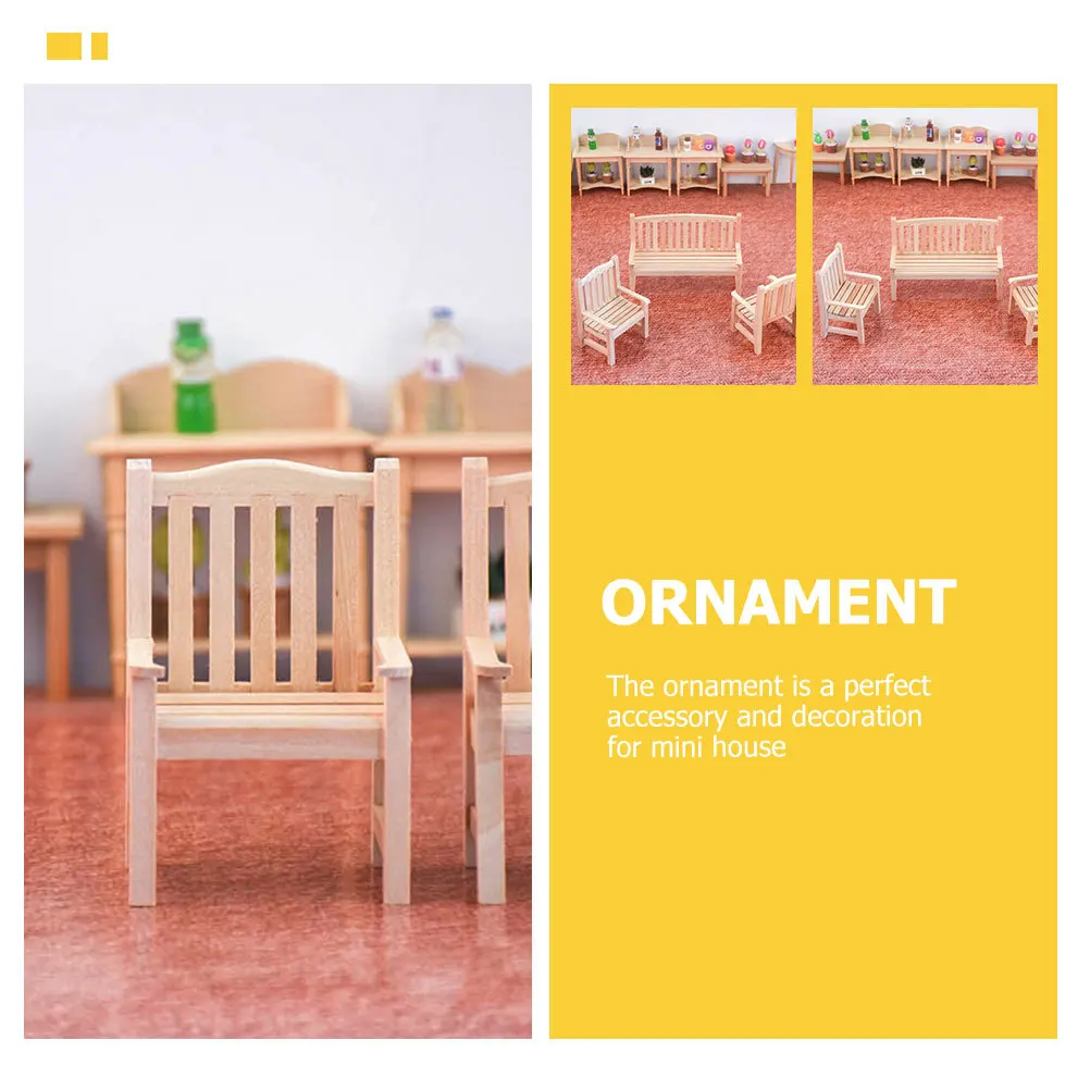 1 комплект, мини-мебель, деревянное кресло, скамейка, очаровательный миниатюрный стул для украшения мини-дома и реквизит для фотосессии, детский аксессуар
1 комплект, мини-мебель, деревянное кресло, скамейка, очаровательный миниатюрный стул для украшения мини-дома и реквизит для фотосессии, детский аксессуар