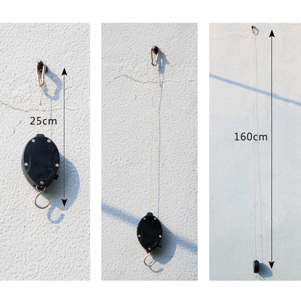 Телескопический крючок, емкость 105 г, выдвижные крючки для растений, вешалки для балкона, сада, нейлоновая веревка, 160 см, уличная мебель, растение 
Телескопический крючок, емкость 105 г, выдвижные крючки для растений, вешалки для балкона, сада, нейлоновая веревка, 160 см, уличная мебель, растение