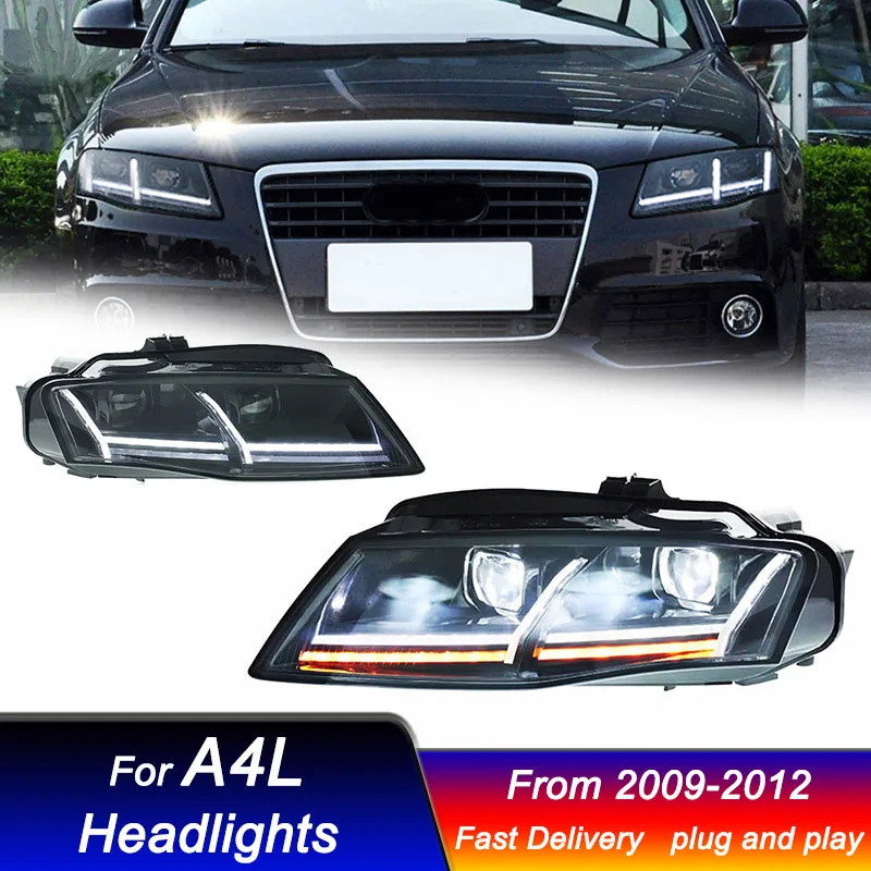 Car styling Headlights for Audi A4L 2009-2012 TT style full LED DRL Dynamic Signal Head Lamp Bi Xenon Beam Headlamp Accembly
Car styling Headlights for Audi A4L 2009-2012 TT style full LED DRL Dynamic Signal Head Lamp Bi Xenon Beam Headlamp Accembly