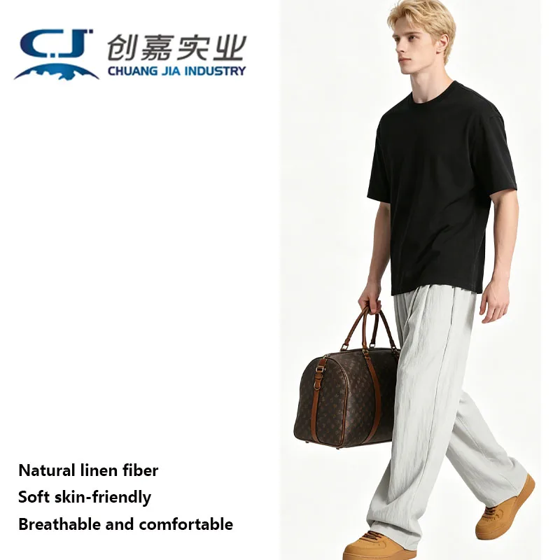 High-end Linen Spring Summer Men's Pants Simple Comfortable Straight Leg Pants Loose Plus Size Holiday Casual Relaxed Men's Wear
High-end Linen Spring Summer Men's Pants Simple Comfortable Straight Leg Pants Loose Plus Size Holiday Casual Relaxed Men's Wear
