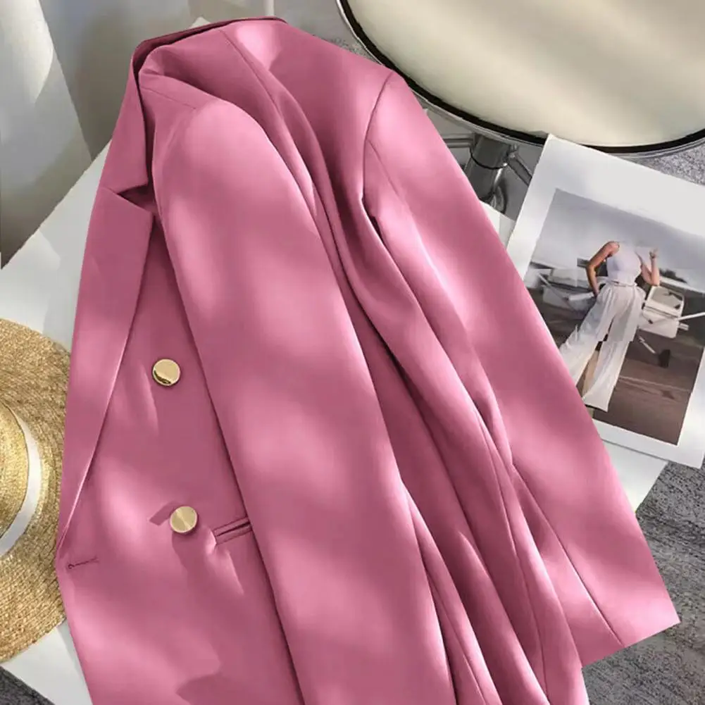 Women Suit Jacket Elegant Women's Double-breasted Suit Coat with Lapel Long Sleeve Casual Cardigan Jacket Versatile for Stylish
Women Suit Jacket Elegant Women's Double-breasted Suit Coat with Lapel Long Sleeve Casual Cardigan Jacket Versatile for Stylish