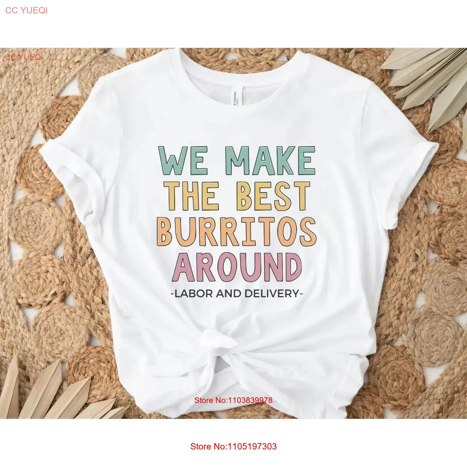 Футболка для медсестер по родам и послеродовому уходу с надписью "We Make The Best Burritos Around", винтажная, с эффектом потертости, эластичная, унисекс, комфортная.
Футболка для медсестер по родам и послеродовому уходу с надписью "We Make The Best Burritos Around", винтажная, с эффектом потертости, эластичная, унисекс, комфортная.