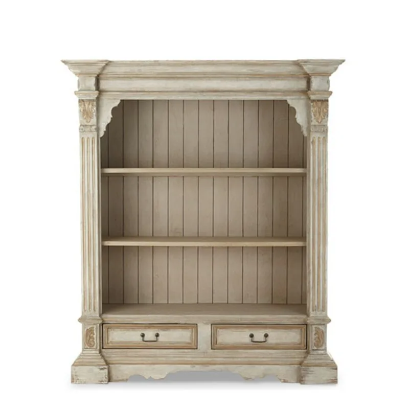 Jianou study antique furniture American country gold-painted retro old open bookcase multi-layer shelves
Jianou study antique furniture American country gold-painted retro old open bookcase multi-layer shelves