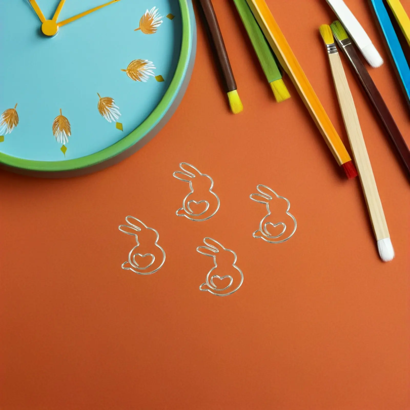 50Pcs Rabbit Shape Paper Clips Metal Gold Cute Bunny Bookmark Clips for Notebook Journaling Document Sorting Office Supplies
50Pcs Rabbit Shape Paper Clips Metal Gold Cute Bunny Bookmark Clips for Notebook Journaling Document Sorting Office Supplies