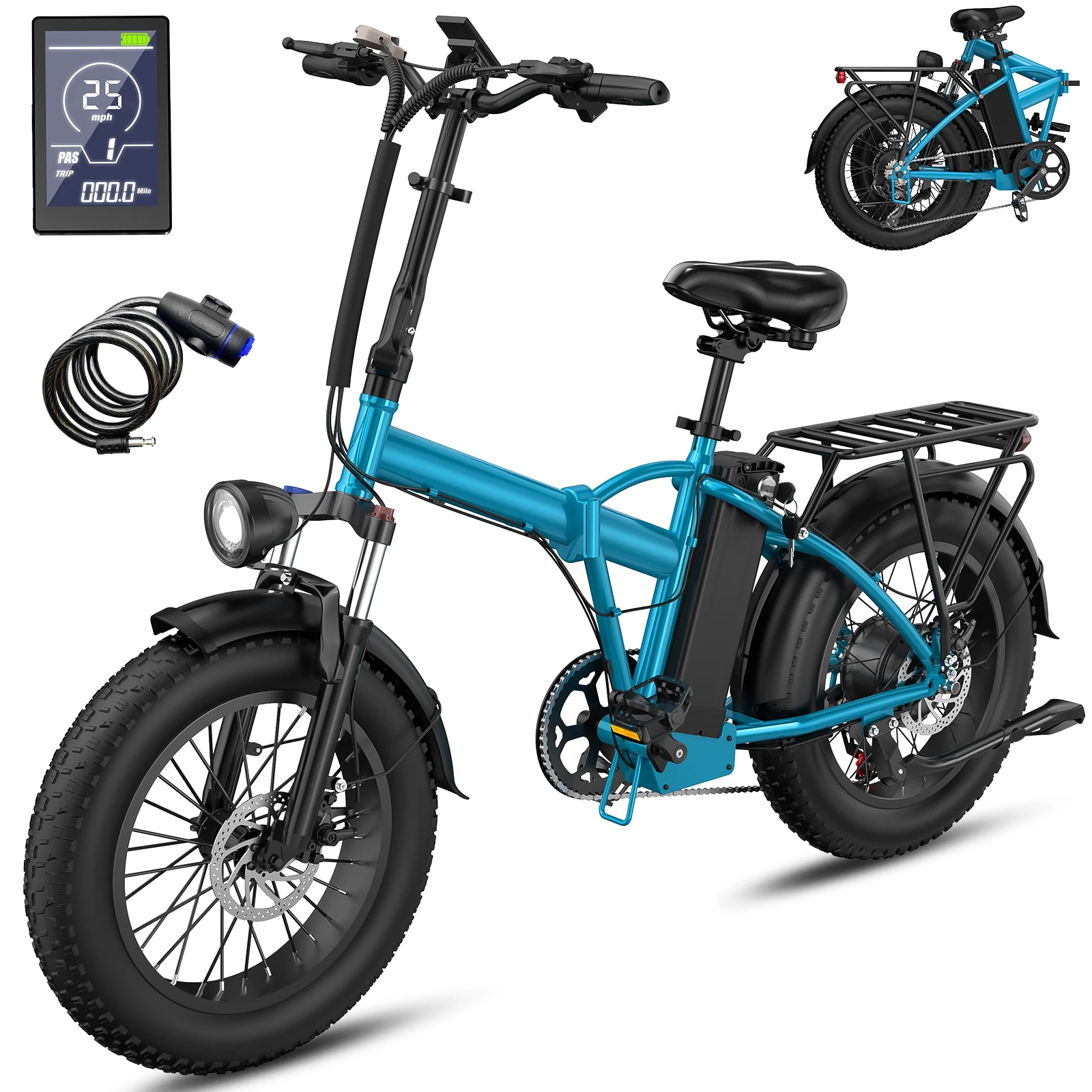 CE Certified Mini 48V Lithium Battery All Weather Urban Commuter Brushless Foldable Electric Bike Smart LCD Display 7-Speed Fat
CE Certified Mini 48V Lithium Battery All Weather Urban Commuter Brushless Foldable Electric Bike Smart LCD Display 7-Speed Fat