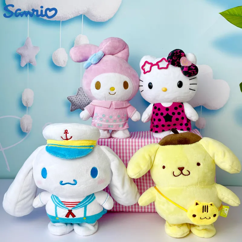 Оригинальные милые плюшевые игрушки Hello Kitty Sanrio Kuromi Cinnamoroll My Melody, милые Аниме фигурки, Подарочная игрушка
Оригинальные милые плюшевые игрушки Hello Kitty Sanrio Kuromi Cinnamoroll My Melody, милые Аниме фигурки, Подарочная игрушка