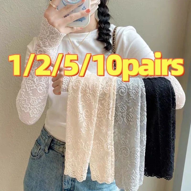 1Pair Sexy Lace Hollow-Out Fingerless Gloves Sun Protection Sleeves Mesh Lace Thin Cycling Gloves Summer Sunscreen Arm Mitten
1Pair Sexy Lace Hollow-Out Fingerless Gloves Sun Protection Sleeves Mesh Lace Thin Cycling Gloves Summer Sunscreen Arm Mitten
