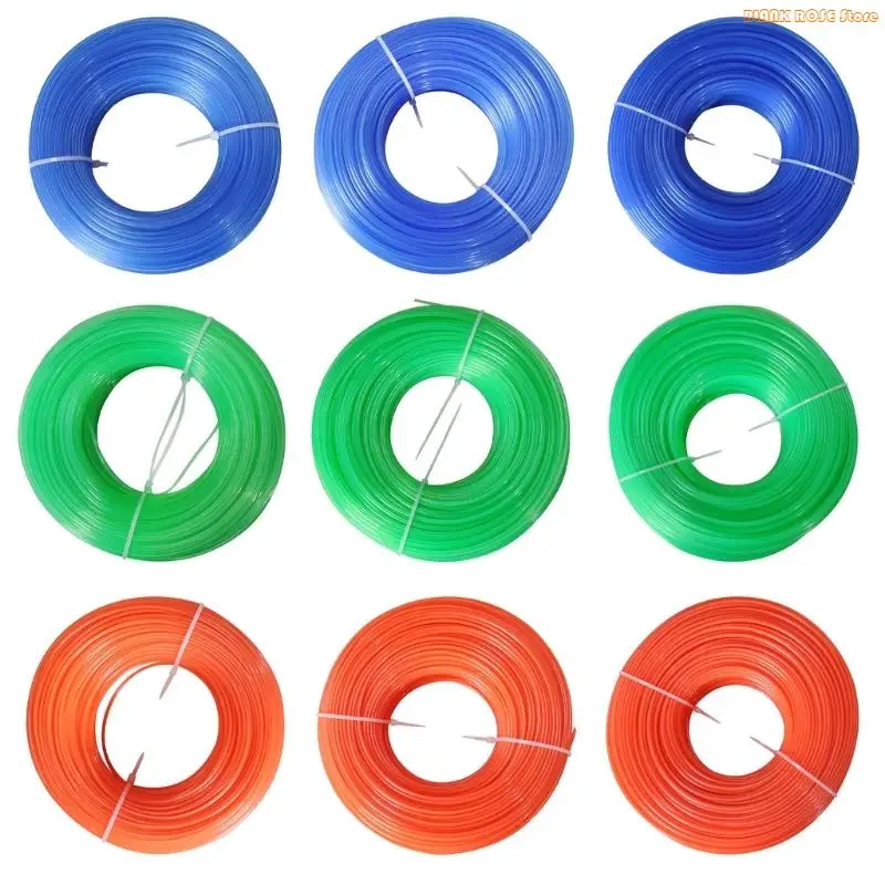 K1AE Nylon String Trimmer Line 1.6/2.0/2.4mm Diameter 100m Length Lawn Mower Cutting Wire Cord for Efficient Lawn Mowing
K1AE Nylon String Trimmer Line 1.6/2.0/2.4mm Diameter 100m Length Lawn Mower Cutting Wire Cord for Efficient Lawn Mowing