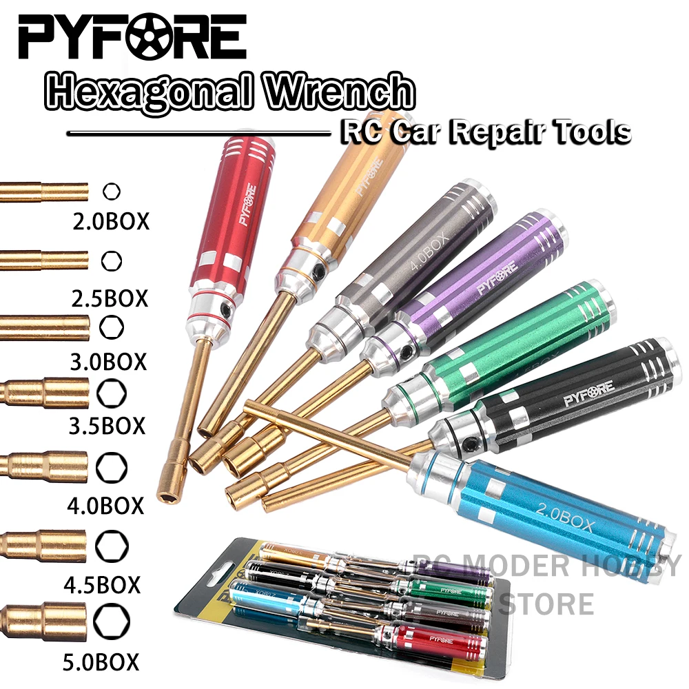 Шестигранный ключ PYFORE 2,0/2,5/3,0/3,5/4,0/4,5/4,0/4,5/5,0 BOX радиоуправляемая модель автомобиля гусеничный багги инструменты для ремонта грузовика
Шестигранный ключ PYFORE 2,0/2,5/3,0/3,5/4,0/4,5/4,0/4,5/5,0 BOX радиоуправляемая модель автомобиля гусеничный багги инструменты для ремонта грузовика