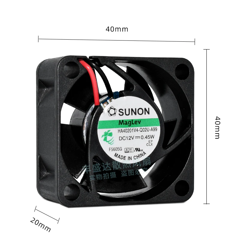 SUNON HA40201V4-Q02U-A99 DC 12 В 0,45 Вт 40x40x20 мм 2-проводной охлаждающий вентилятор для сервера
SUNON HA40201V4-Q02U-A99 DC 12 В 0,45 Вт 40x40x20 мм 2-проводной охлаждающий вентилятор для сервера