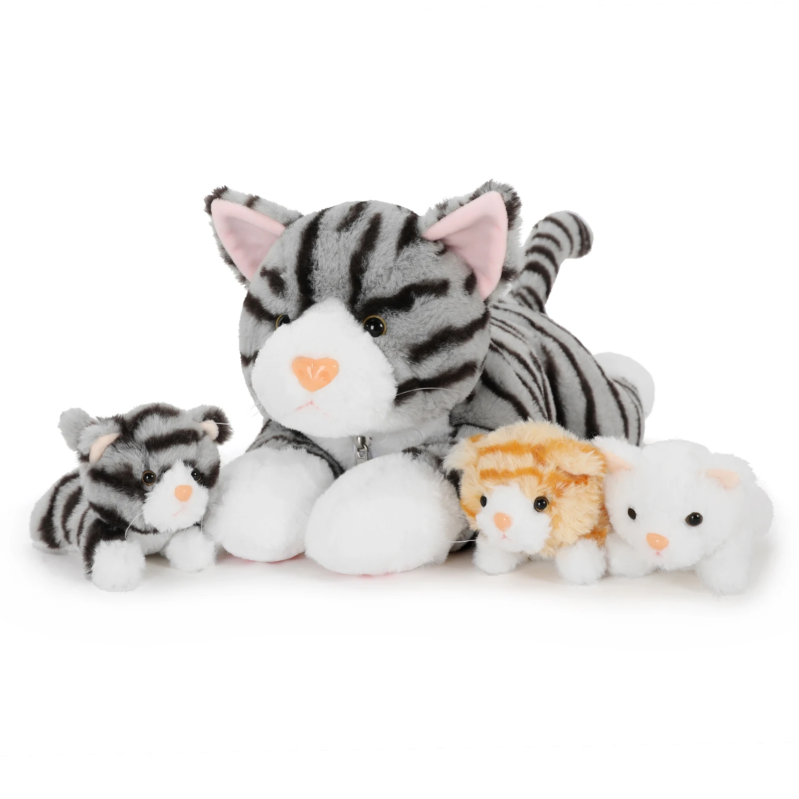 15.7 Inch Cat Stuffed Animal with Babies, 1 Mom & 3 Baby Kittens with Portable Zipper Storage Pouch, Cuddly Stuffed
15.7 Inch Cat Stuffed Animal with Babies, 1 Mom & 3 Baby Kittens with Portable Zipper Storage Pouch, Cuddly Stuffed