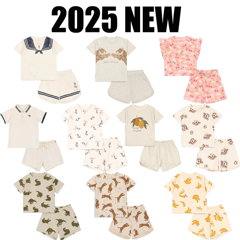 2025 New Summer Children's Clothing Set Girl Striped Lemon Top and Shorts Set Boys Polo Shirt Kids Football Printing Casual Set
2025 New Summer Children's Clothing Set Girl Striped Lemon Top and Shorts Set Boys Polo Shirt Kids Football Printing Casual Set