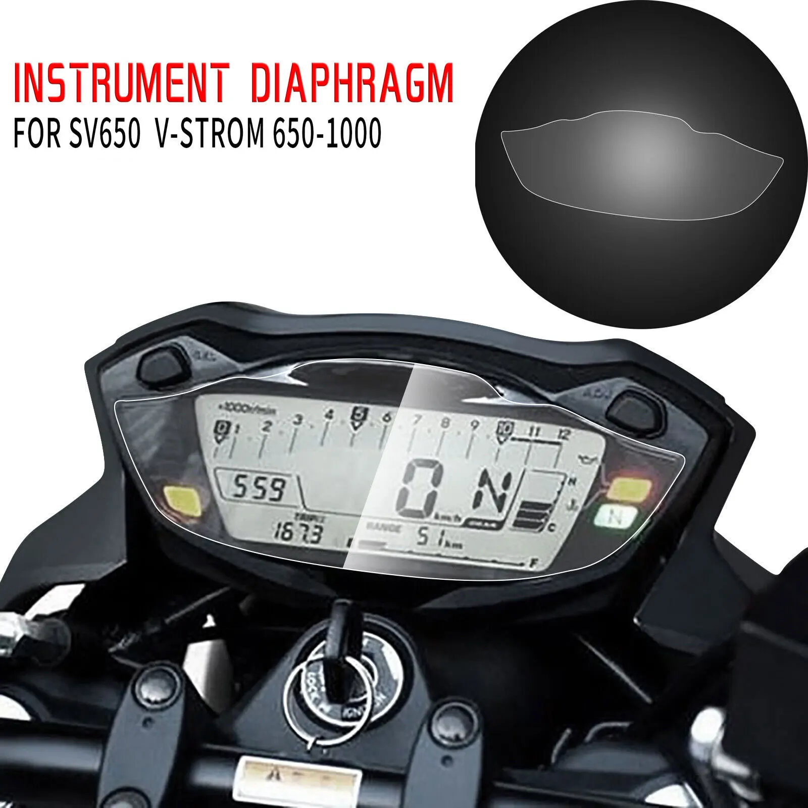For Suzuki 2016-2017 SV650 GSX-S1000 GSX-S750 Cluster Scratch Cluster Screen Protection Film Protector
For Suzuki 2016-2017 SV650 GSX-S1000 GSX-S750 Cluster Scratch Cluster Screen Protection Film Protector