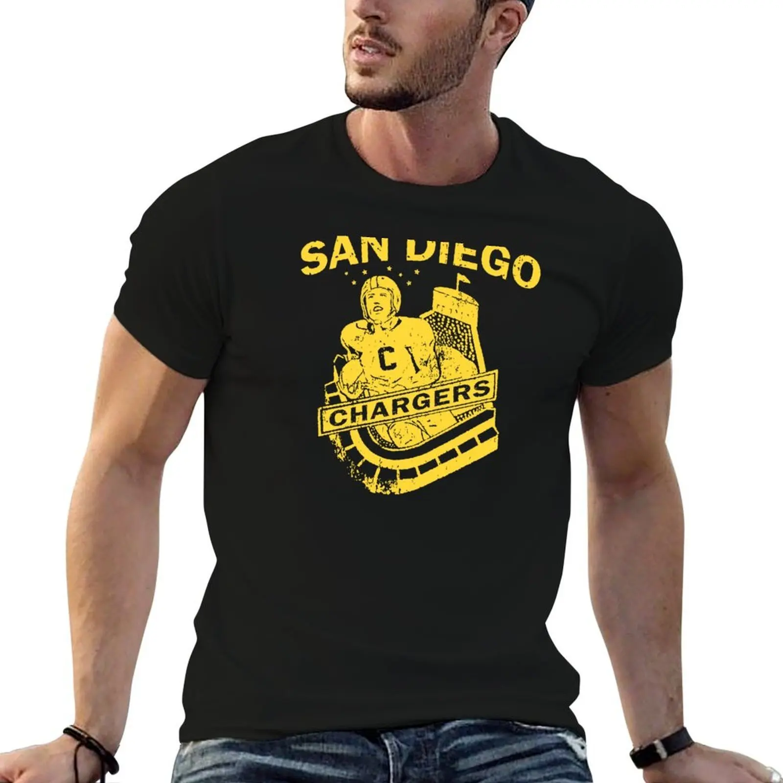 Vintage San Diego Chargers T-Shirt anime t shirts for man t shirt man casual t shirt men 100% cotton luxury brand T-shirt
Vintage San Diego Chargers T-Shirt anime t shirts for man t shirt man casual t shirt men 100% cotton luxury brand T-shirt