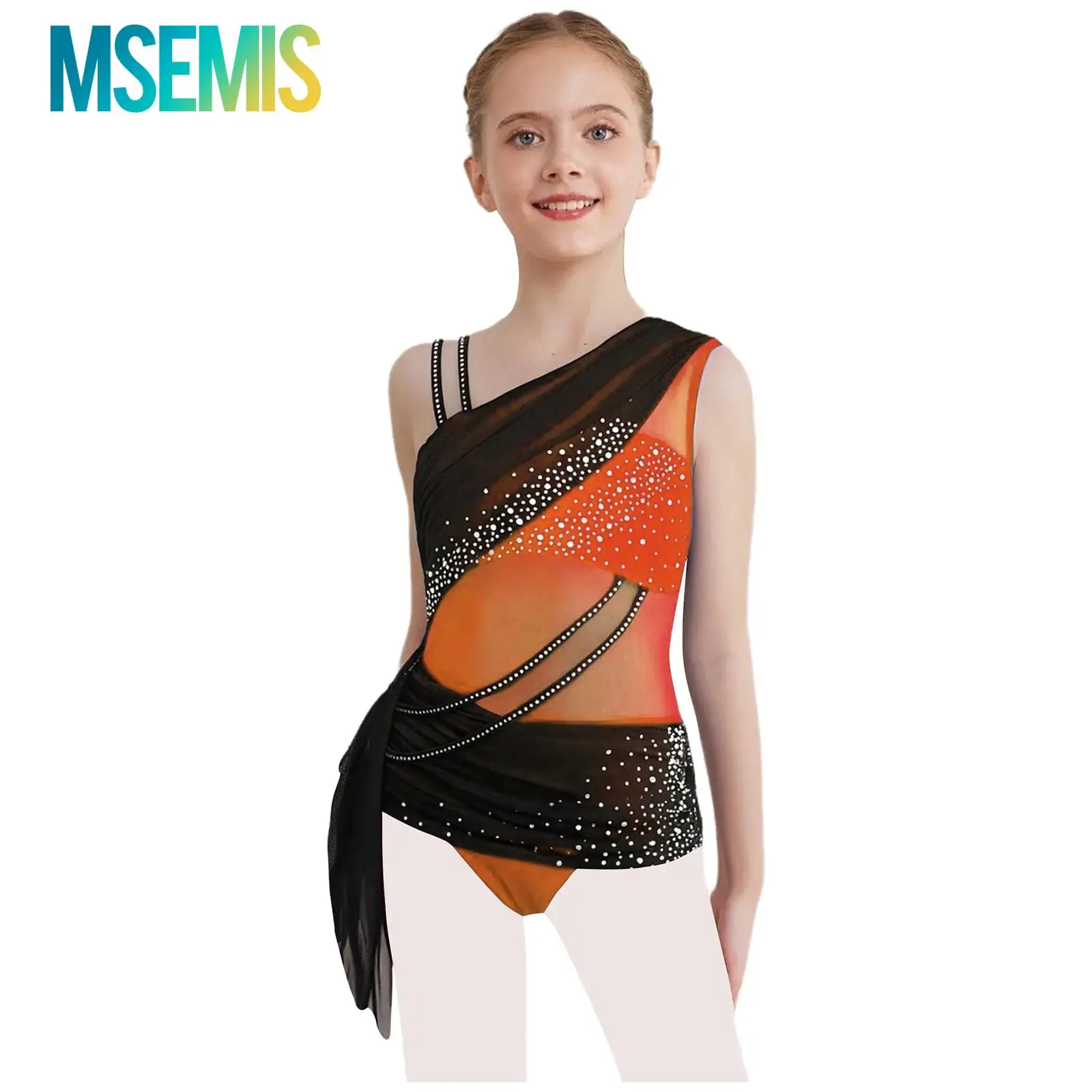 Детский гимнастический трико для девочек, балетный трикотаж, лирический танцевальный костюм, прозрачная сетка, наложение со рюшами, блестящее платье со стразами, танцевальная одежда
Детский гимнастический трико для девочек, балетный трикотаж, лирический танцевальный костюм, прозрачная сетка, наложение со рюшами, блестящее платье со стразами, танцевальная одежда