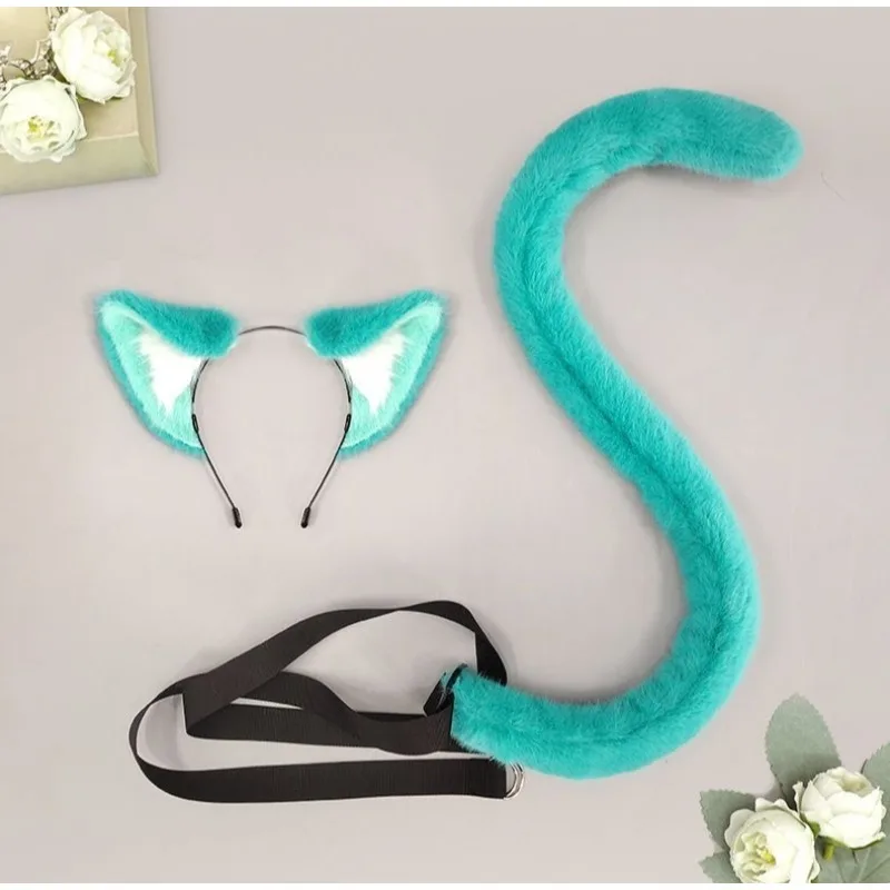 New Handmade Mint Cat Ear Hair Band HeadgearSpread ShowCosProps AnimeCat Mother Animal Ear Animal TailSet fairy tail cosplay
New Handmade Mint Cat Ear Hair Band HeadgearSpread ShowCosProps AnimeCat Mother Animal Ear Animal TailSet fairy tail cosplay