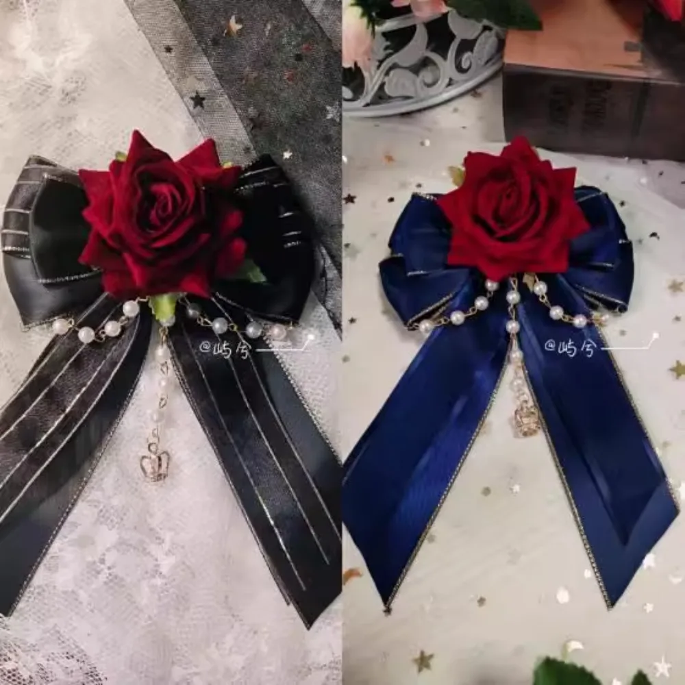 Original Lolita Edge Clip Brooch Dual-purpose Bai Xueji Hair Accessories Goth Rose Bow Accessories Girls Wear Accessories
Original Lolita Edge Clip Brooch Dual-purpose Bai Xueji Hair Accessories Goth Rose Bow Accessories Girls Wear Accessories