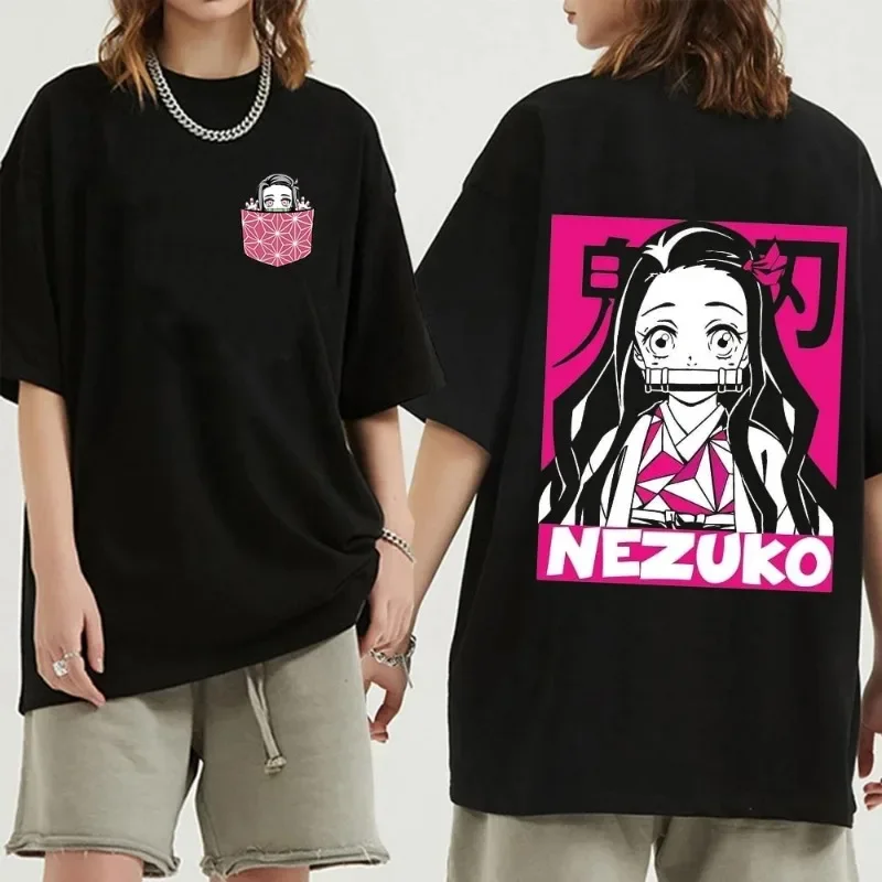 Женская футболка с японским аниме «Убийца демонов» Nezuko, женская футболка с рисунком Tanjirou Kamado, манга Y2k, черная футболка Kwaii
Женская футболка с японским аниме «Убийца демонов» Nezuko, женская футболка с рисунком Tanjirou Kamado, манга Y2k, черная футболка Kwaii