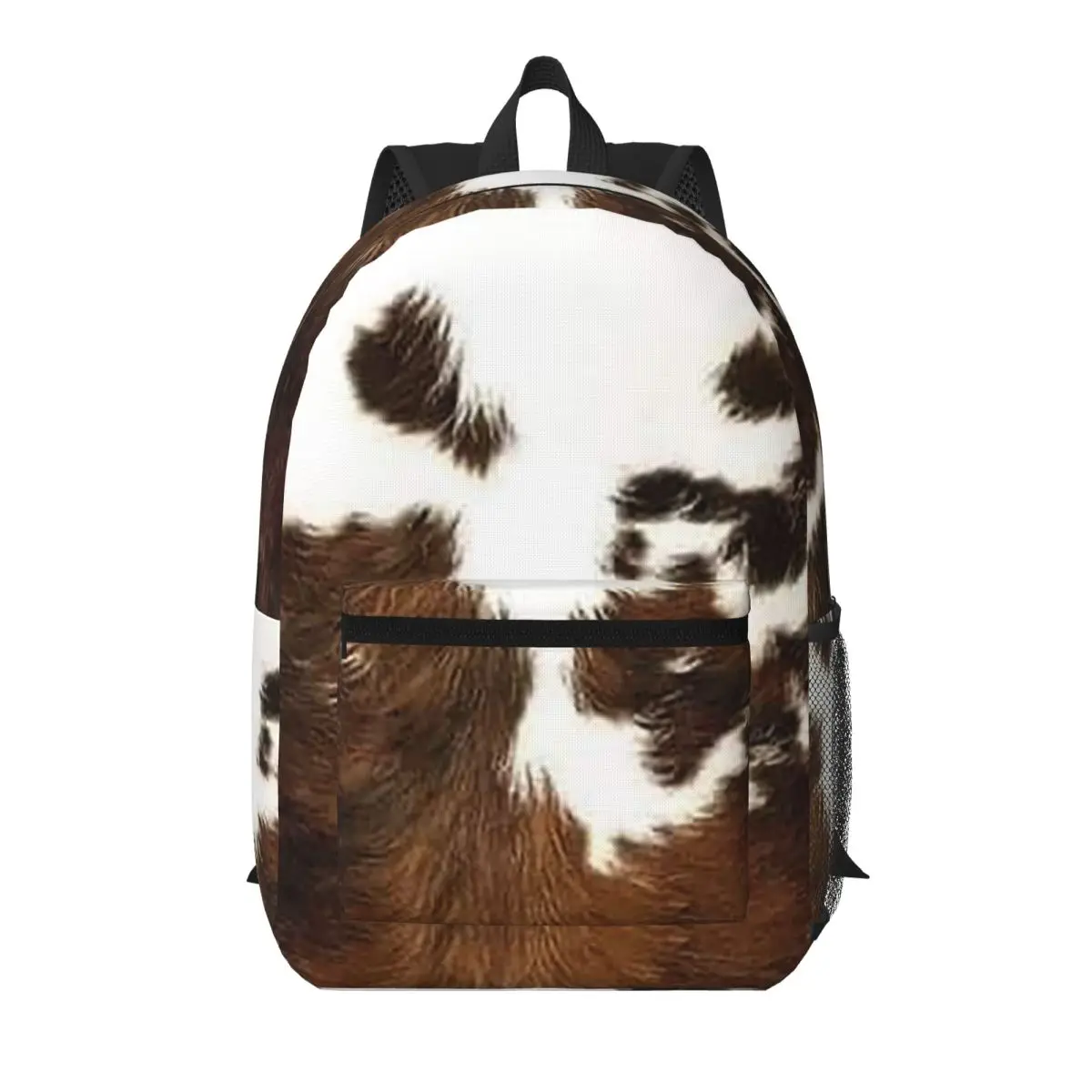 Stylish Cow Fur Cowhide Texture Cow Skin Print Pattern Student Backpack School Bag Hiking Travel Daypack Bookbag Shoulder Bags
Stylish Cow Fur Cowhide Texture Cow Skin Print Pattern Student Backpack School Bag Hiking Travel Daypack Bookbag Shoulder Bags