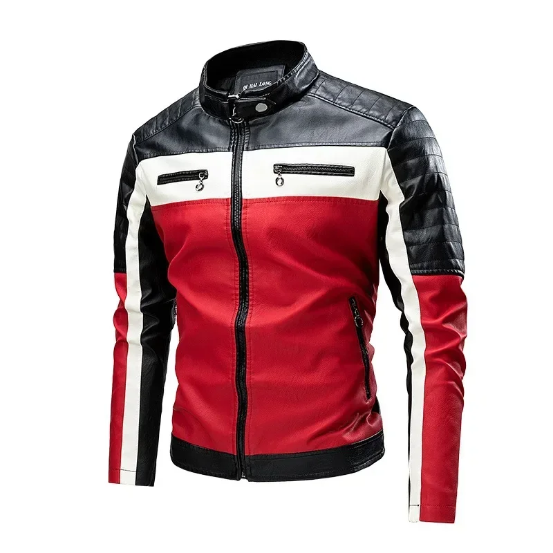Vintage Motorcycle Men Jacket Bomber Biker Zipper Faux Fur Coat Male Fleece Pilot Vintage Warm Black Red Brown PU Leather Jacket
Vintage Motorcycle Men Jacket Bomber Biker Zipper Faux Fur Coat Male Fleece Pilot Vintage Warm Black Red Brown PU Leather Jacket