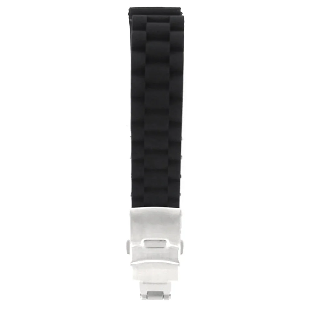 24mm Silicone Watch Band Stainless Steel Clasp Quick Release Waterproof Adjustable 18 8cm to 12 8cm
24mm Silicone Watch Band Stainless Steel Clasp Quick Release Waterproof Adjustable 18 8cm to 12 8cm