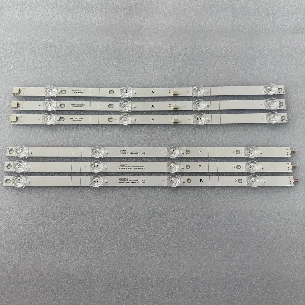 LED Backlight Strip 8LED For RCA 303KG430001 K430WDF A1 4708-K43WDD-A1117N11 RTR4360-E-US A1RHOR435
LED Backlight Strip 8LED For RCA 303KG430001 K430WDF A1 4708-K43WDD-A1117N11 RTR4360-E-US A1RHOR435