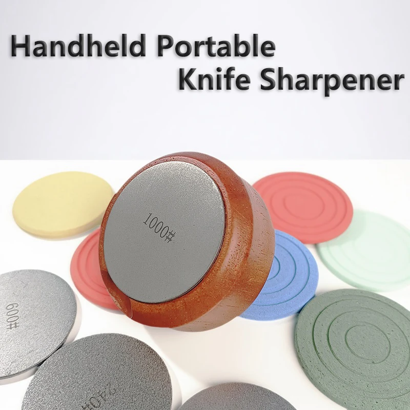 Double Sided Magnetic Suction Handheld Circular Knife Sharpener, Portable Outdoor Knife Sharpener, Diamond Accessories
Double Sided Magnetic Suction Handheld Circular Knife Sharpener, Portable Outdoor Knife Sharpener, Diamond Accessories