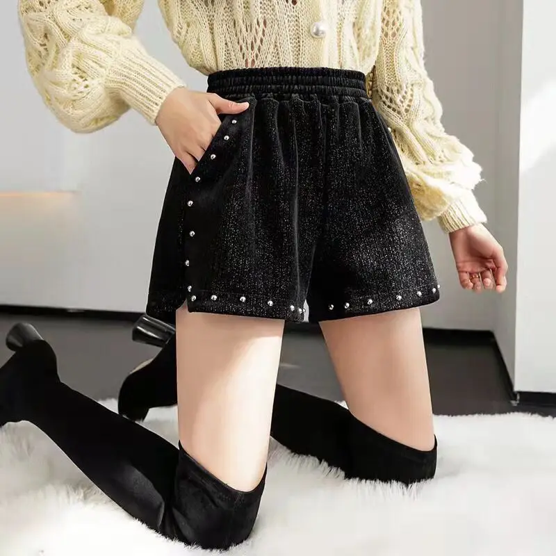 Fashion High Waist Black Shorts Spring Autumn New All-match Loose Patchwork Wide Leg Pants Elegant Korean Women Clothing S-2XL
Fashion High Waist Black Shorts Spring Autumn New All-match Loose Patchwork Wide Leg Pants Elegant Korean Women Clothing S-2XL