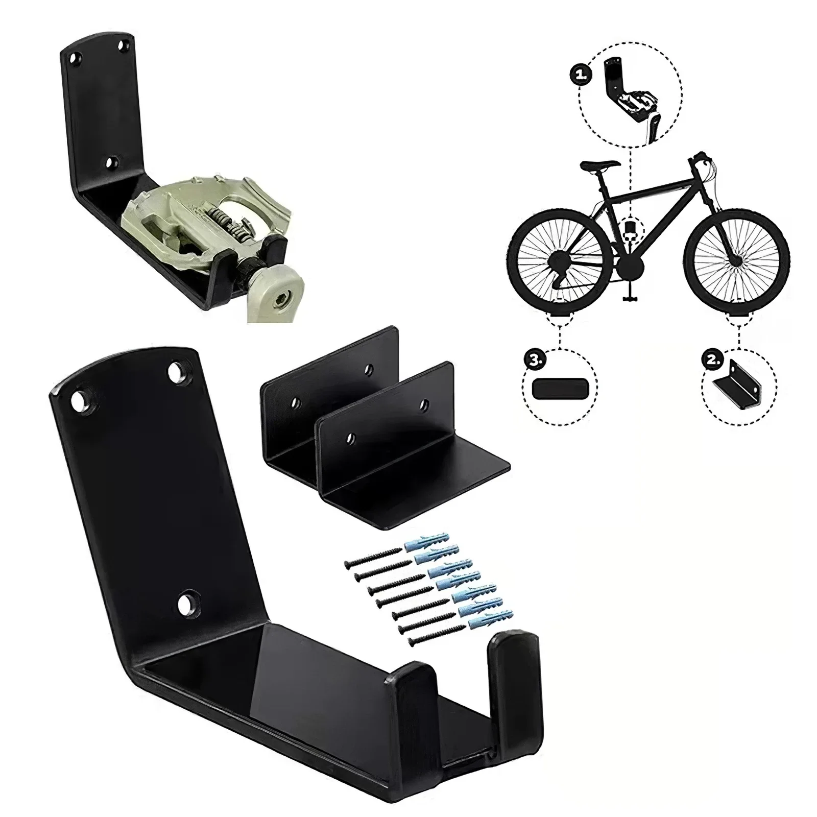 Bicycle wall-mounted frame Highway mountain wall Bicycle wall-mounted anti-wear parking rack Storage buckle Hook
Bicycle wall-mounted frame Highway mountain wall Bicycle wall-mounted anti-wear parking rack Storage buckle Hook