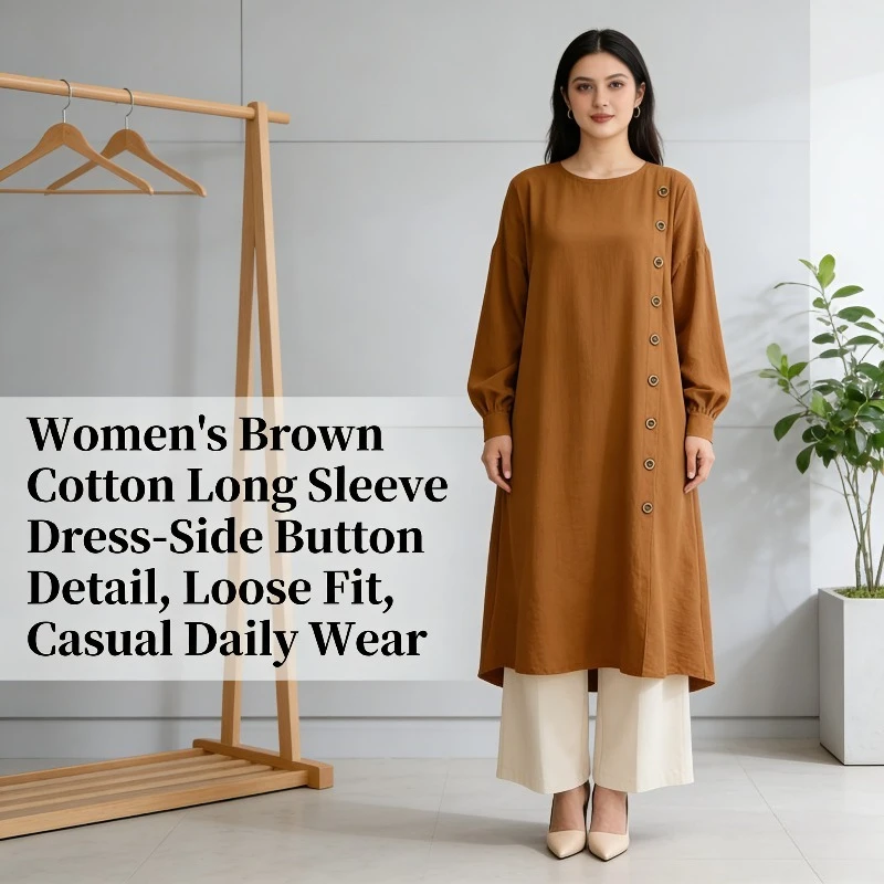 2026 Новое свободное повседневное женское платье-рубашка с длинными рукавами и пуговицами
2026 Новое свободное повседневное женское платье-рубашка с длинными рукавами и пуговицами