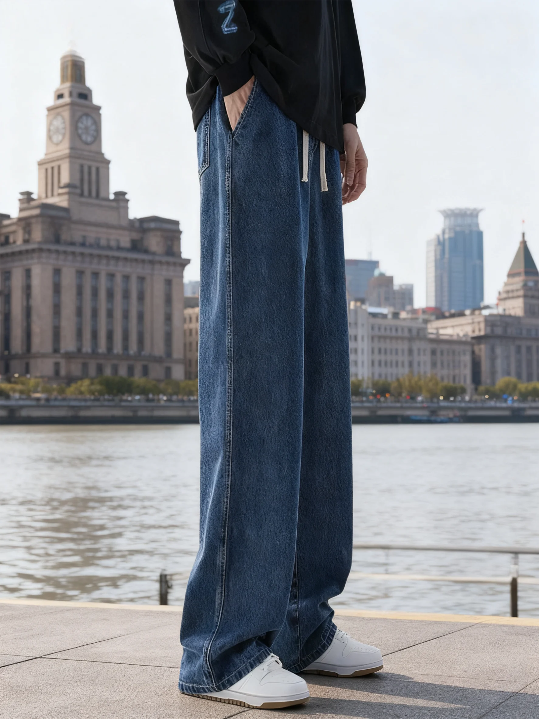2025 Новые корейские мужские повседневные длинные джинсы, классические мужские прямые джинсовые широкие брюки, спортивные штаны, однотонные, светло-синие, серые, черные, M-3XL
2025 Новые корейские мужские повседневные длинные джинсы, классические мужские прямые джинсовые широкие брюки, спортивные штаны, однотонные, светло-синие, серые, черные, M-3XL