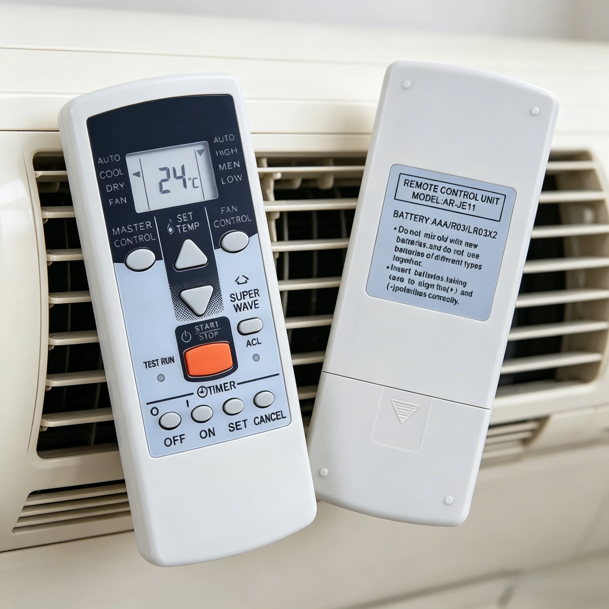 Applicable to Fujitsu General Air Conditioner Remote Control Replacement AR-JE11 Compatible with AR-JE3 AR-JE6 AR-JE10 Models
Applicable to Fujitsu General Air Conditioner Remote Control Replacement AR-JE11 Compatible with AR-JE3 AR-JE6 AR-JE10 Models