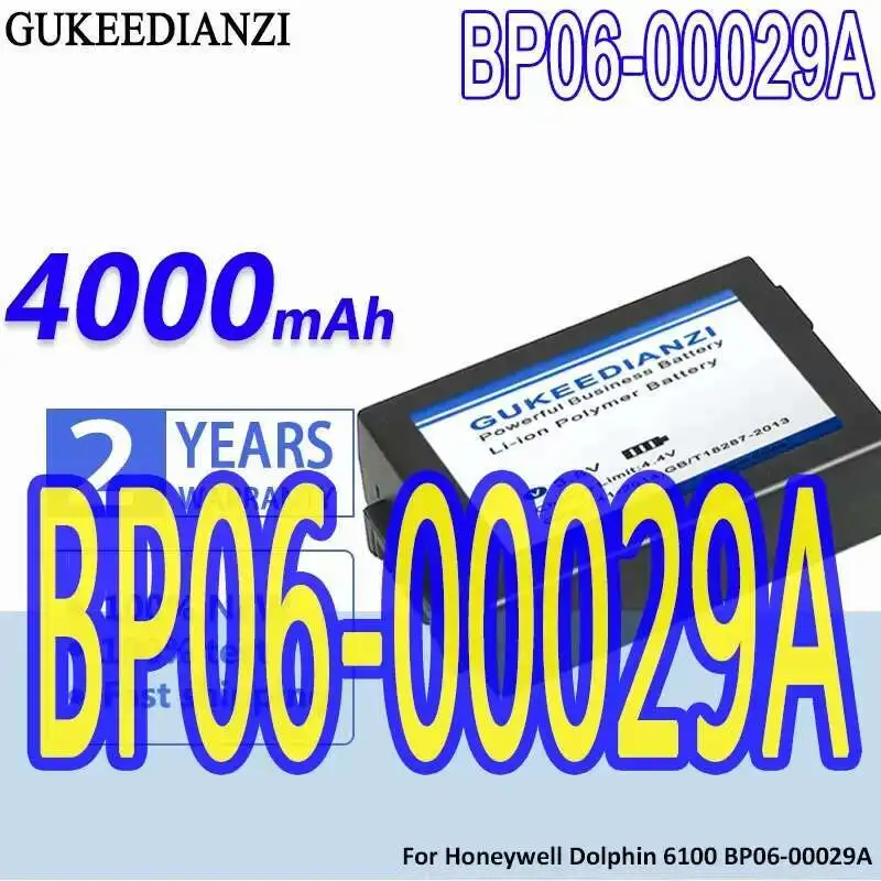 Reliable Replacement 4000Mah For Honeywell Dolphin 6100 6110 BP06-00029A Version Battery
Reliable Replacement 4000Mah For Honeywell Dolphin 6100 6110 BP06-00029A Version Battery