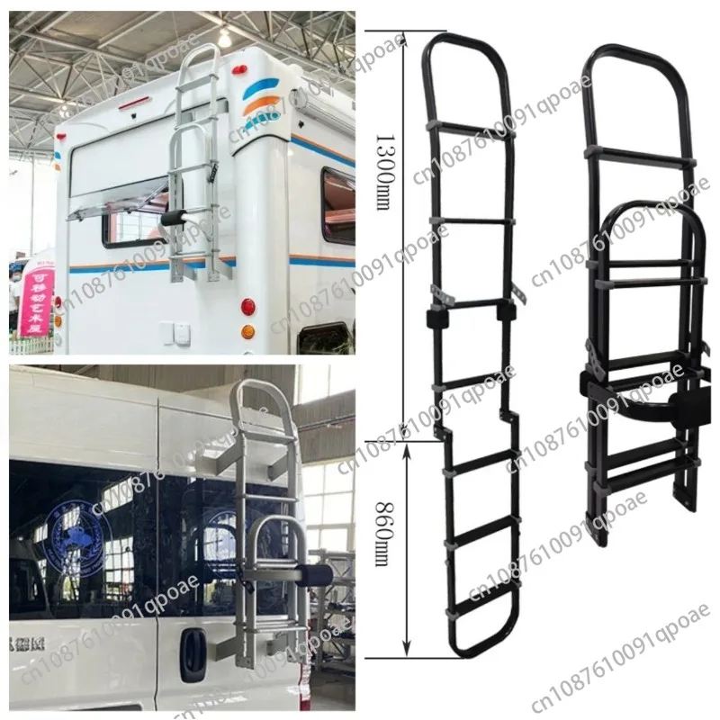 C-Type Rear Mount Aluminum Folding Ladder for RV, Heavy-Duty Climbing Access to Roof and Rear Body
C-Type Rear Mount Aluminum Folding Ladder for RV, Heavy-Duty Climbing Access to Roof and Rear Body