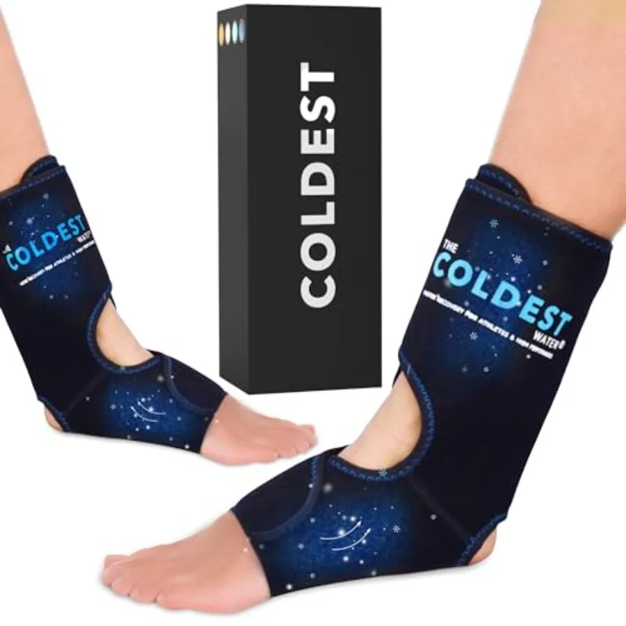 Coldest Feet Ankle Achilles Pain Relief Ice Wrap with 2 Cold Gel Packs Best for Achilles Tendon Injuries, Plantar Fasciitis, Bu
Coldest Feet Ankle Achilles Pain Relief Ice Wrap with 2 Cold Gel Packs Best for Achilles Tendon Injuries, Plantar Fasciitis, Bu