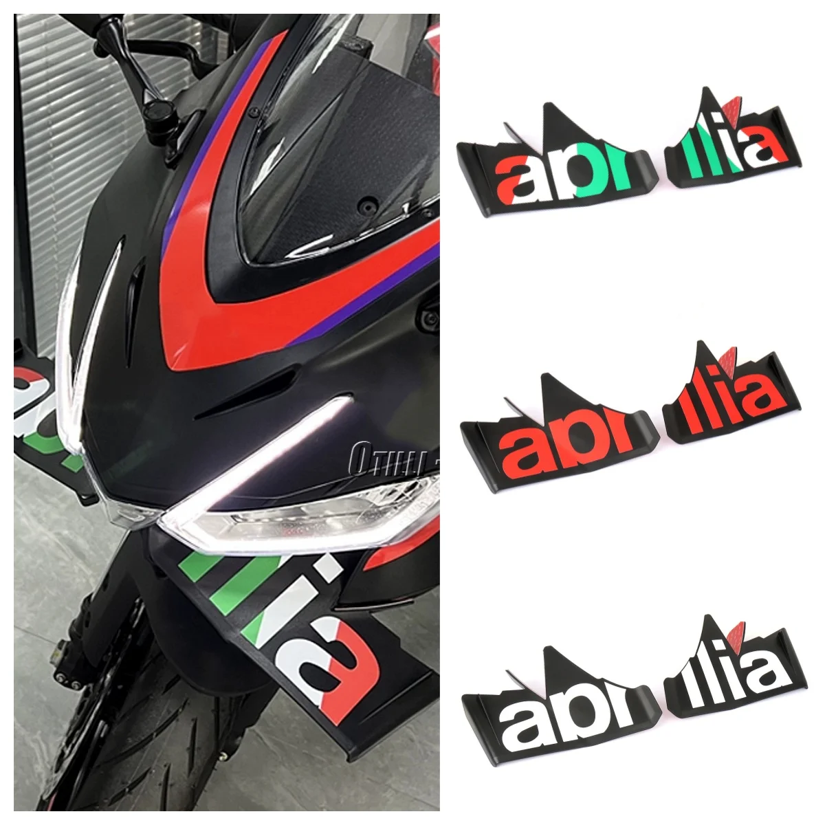 For Aprilia RS457 RS 457 2024 Motorcycle Air Deflector Downforced Spoiler Winglet Aerodynamic Wing Kit
For Aprilia RS457 RS 457 2024 Motorcycle Air Deflector Downforced Spoiler Winglet Aerodynamic Wing Kit