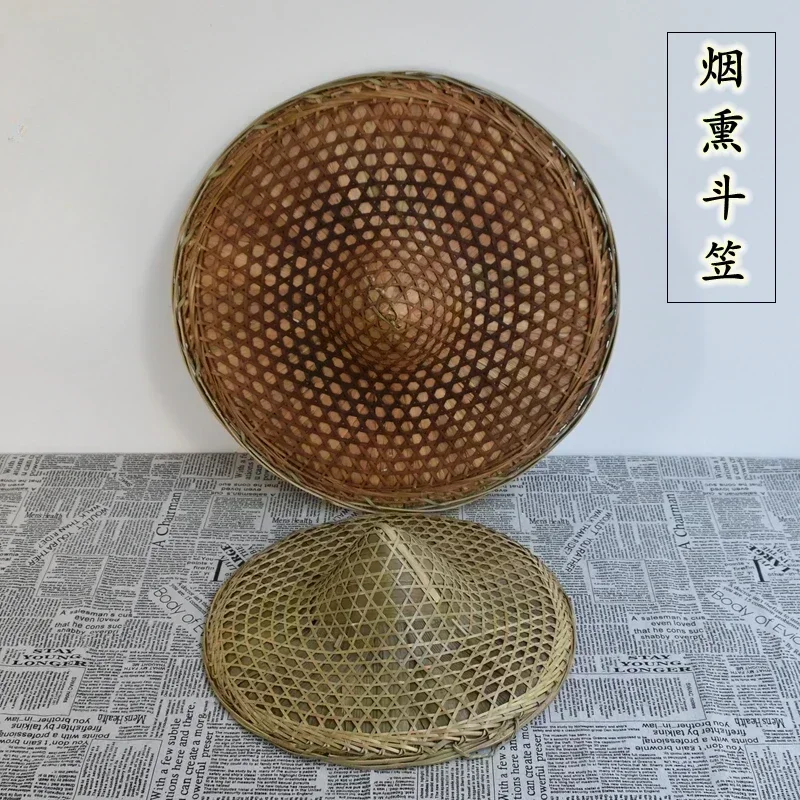 Bamboo woven zongye smoked big hat retro hat cape rain and sun protection dance props decorative straw
Bamboo woven zongye smoked big hat retro hat cape rain and sun protection dance props decorative straw