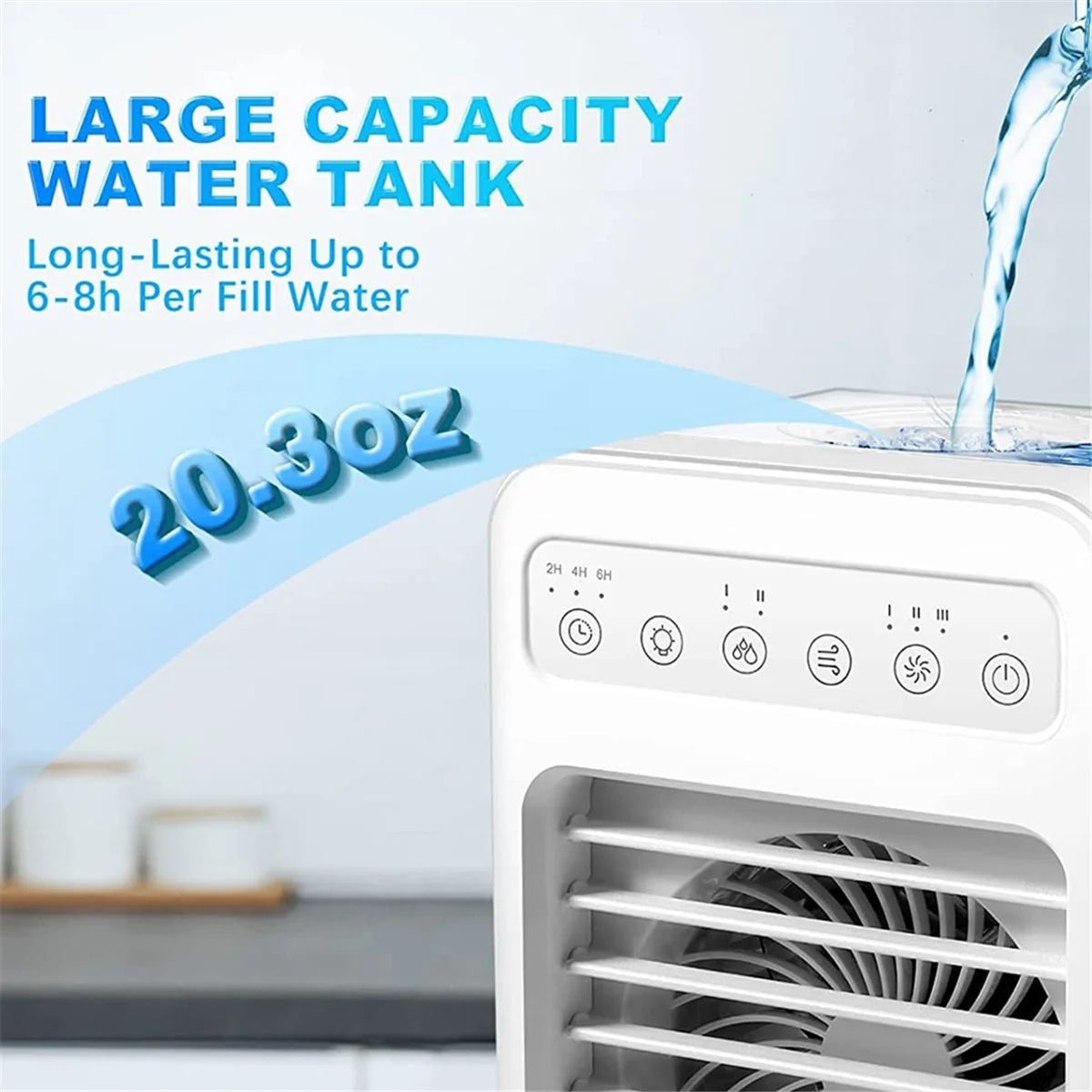 Air -conditioning fan Evaporative Air Cooler Humidifier 7 Colors Light Personal Air Conditioner Fan for Room Office
Air -conditioning fan Evaporative Air Cooler Humidifier 7 Colors Light Personal Air Conditioner Fan for Room Office