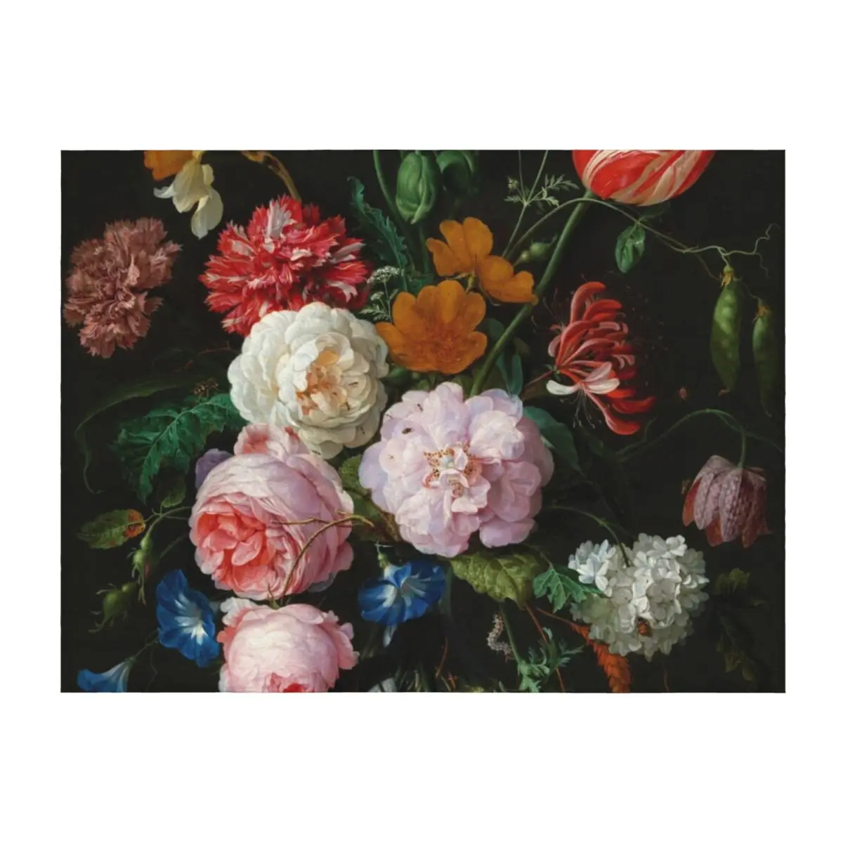 Jan Davidsz. de Heem Still Life with Flowers in a Glass Vase Throw Blanket Soft Plaid Heavy for winter Blankets
Jan Davidsz. de Heem Still Life with Flowers in a Glass Vase Throw Blanket Soft Plaid Heavy for winter Blankets