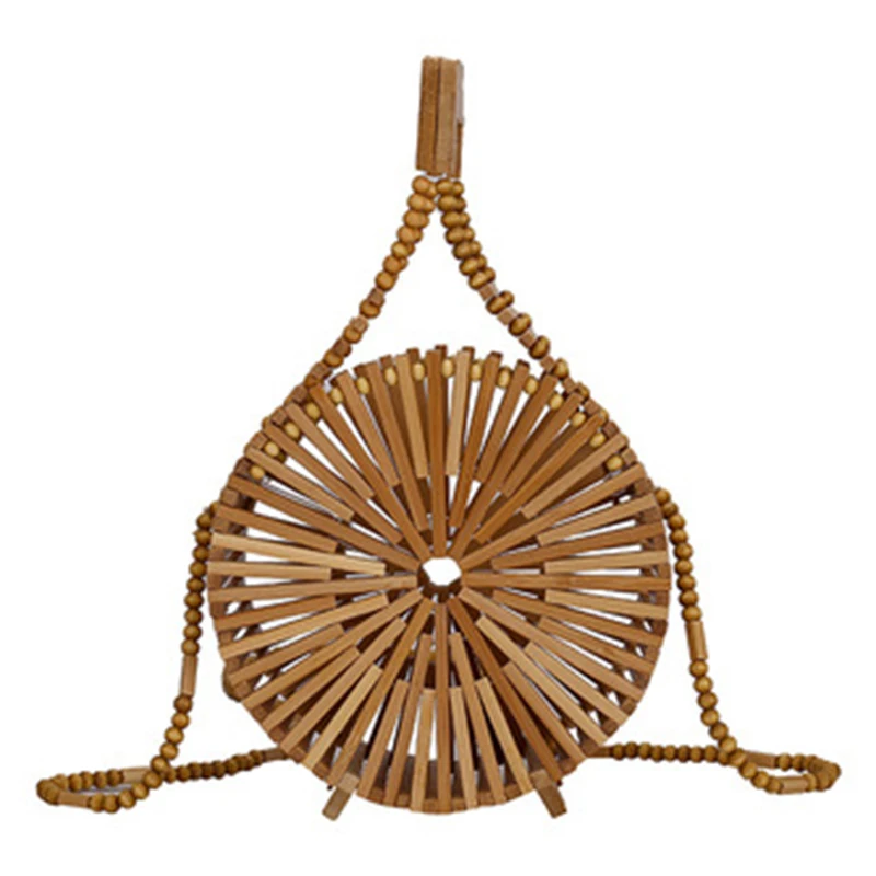 Women Vintage Fashion Bamboo Woven Shoulder Crossbody Bags Trendy Ethnic Style Small Cute Round Handbags
Women Vintage Fashion Bamboo Woven Shoulder Crossbody Bags Trendy Ethnic Style Small Cute Round Handbags
