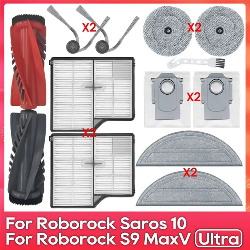 24-Hour Hotsale Advanced Filtration And Mopping Kit For Roborock Saros 10, S9 Maxv Ultra, S90ver, G30, A1460RR Robot Accessories
24-Hour Hotsale Advanced Filtration And Mopping Kit For Roborock Saros 10, S9 Maxv Ultra, S90ver, G30, A1460RR Robot Accessories