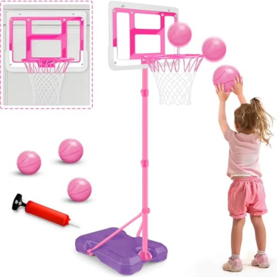 Basketball Hoop with Stand, Adjustable Basketball Set, Toddler Basketball Toys for Boys Age 3 4 5 6 7 8, Indoor Outdoor Backyar
Basketball Hoop with Stand, Adjustable Basketball Set, Toddler Basketball Toys for Boys Age 3 4 5 6 7 8, Indoor Outdoor Backyar