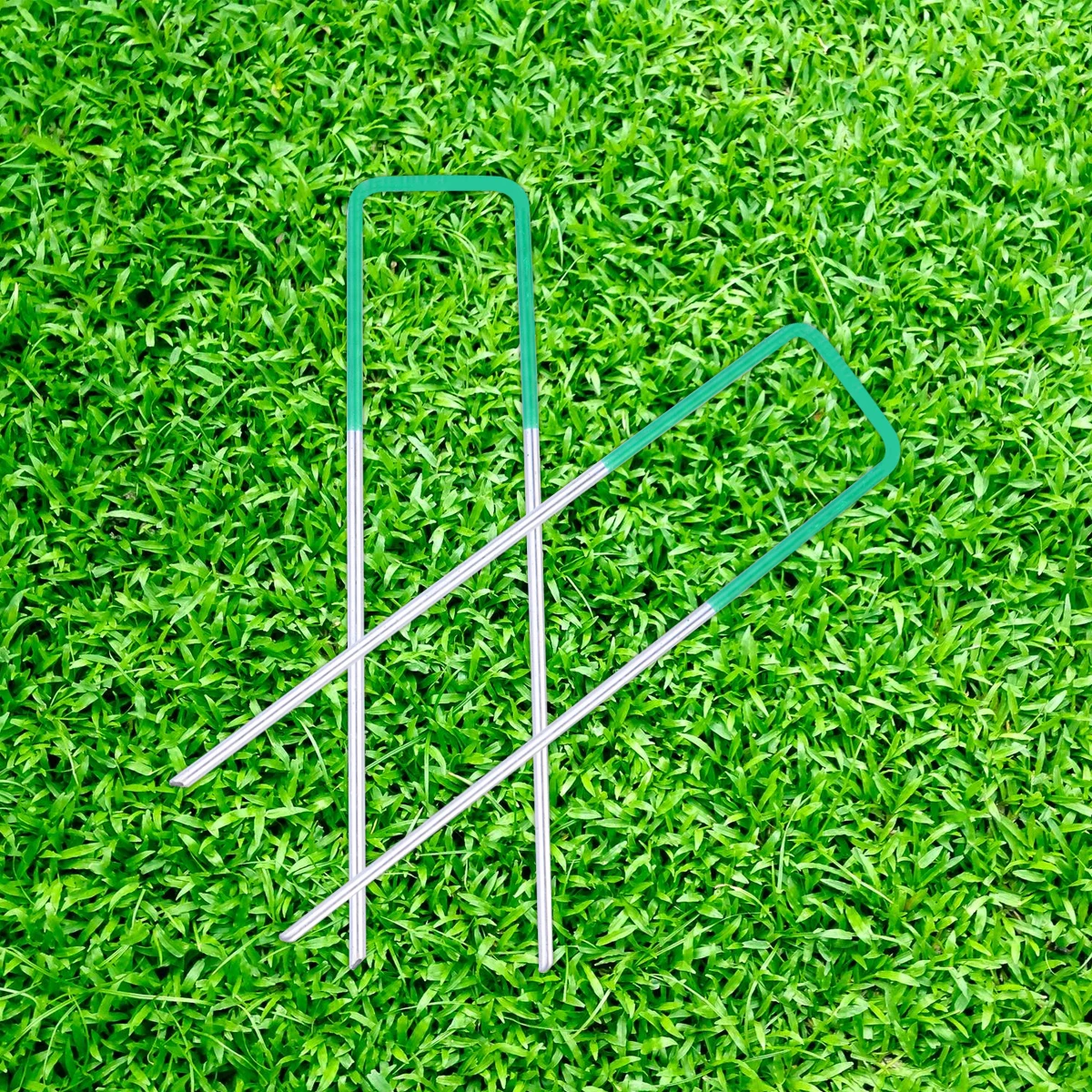 Galvanized Garden Stakes Pegs 60pcs Anti Rust For Lawn Sod Fixing Landscape Tents Outdoor Use
Galvanized Garden Stakes Pegs 60pcs Anti Rust For Lawn Sod Fixing Landscape Tents Outdoor Use