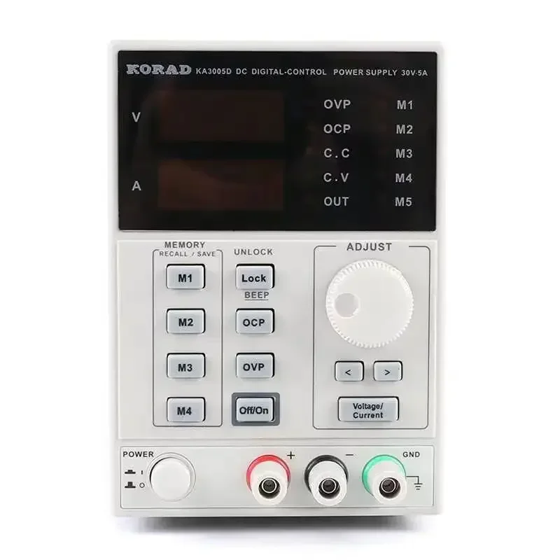 KA3005D Precision Adjustable LCD Digital Programmable DC Power Supply 30V 5A 220V 110V Laboratory Switching Tools
KA3005D Precision Adjustable LCD Digital Programmable DC Power Supply 30V 5A 220V 110V Laboratory Switching Tools