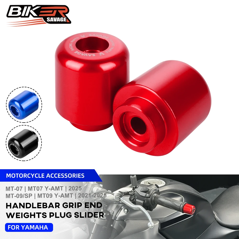 MT09/SP Handle Bar End Cap For Yamaha MT-09 MT07 Y-AMT YZF-R9 2025 Motorcycle Accessories Handlebar Grip End Weights Plug Slider
MT09/SP Handle Bar End Cap For Yamaha MT-09 MT07 Y-AMT YZF-R9 2025 Motorcycle Accessories Handlebar Grip End Weights Plug Slider
