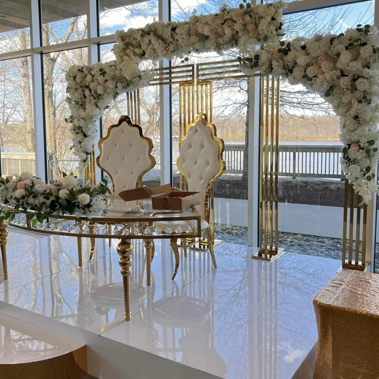 3pcs Wedding Metal Background Arched Support Gold Background
3pcs Wedding Metal Background Arched Support Gold Background